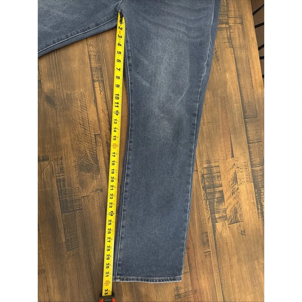True Religion Jeans Mens Size 40 Blue Denim Stretch Ricky Relaxed Straight Leg